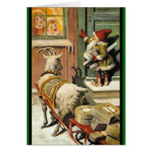 Tomte Nisse, aka Santa Clause Greeting Cards