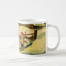 Tomten watching the farm coffee mugs