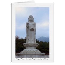 Tongail-Daebul stone Buddha Statue, South Korea Card