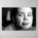 tongue out posters
