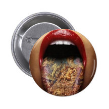 tongue tattoo design pins