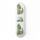 " Tongue Tied Frogs " Skateboard