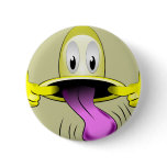 Tongue Wagger Pinback Button