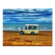 Too Cold For Ice Cream!? Post Card