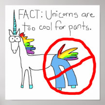 Too Cool For Pants Poster