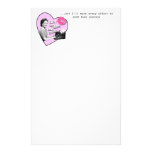 Too Cute, but Looking Busy Custom Stationery