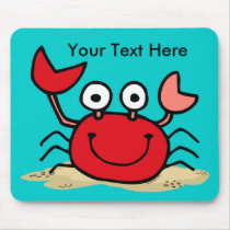 Too Cute Crab Custom Mousepad