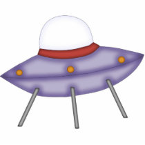 Too cute space ship sculpture photo cut out