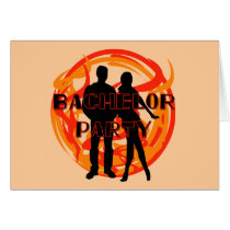 Too Hot Bachelor Party T-shirts and Gifts Greeting Card