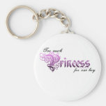 Too Much Princess for one boy Keychain