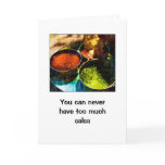 Too Much Salsa Birthday Cards