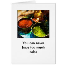 Too Much Salsa Birthday Cards