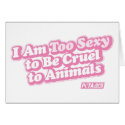Too Sexy Pink Card