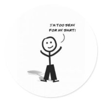 Too sexy stickers