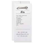 Tool Wrench Fix It Plumber rack cards