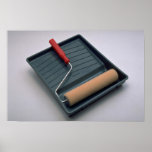 Tools of Trade- Paint roller and pan Poster