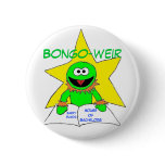 Toon Bongo-weir Pinback Buttons