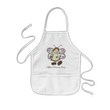 Toon Bug Lady "Official Cleaning Fairy" Apron