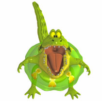 toon croc photo cutouts