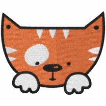 Toon Kitty Embroidered Tee