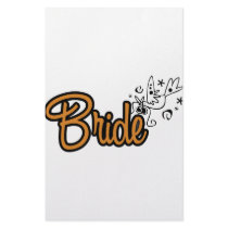 ToonDoveBrideOrng Stationery Design