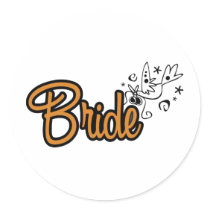 ToonDoveBrideOrng Stickers