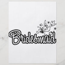 ToonDoveBridesmaidWht Flyer Design
