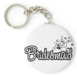 ToonDoveBridesmaidWht keychains