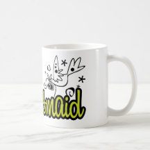 ToonDoveBridesmaidYlw Mug