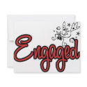 ToonDoveEngagedRed invitations