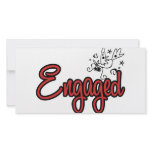 ToonDoveEngagedRed photo cards