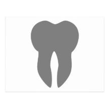 Tooth - dentist postcard