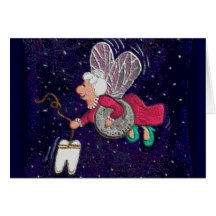 Tooth Fairy - greeting card