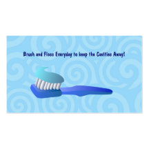 Toothbrush Business Cards