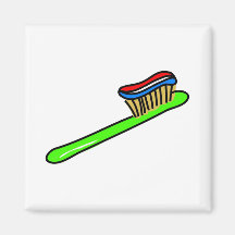 Toothbrush Refrigerator Magnets