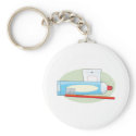 Toothpaste and Brush keychains