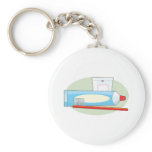 Toothpaste and Brush keychains