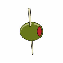 toothpicked olive cut out