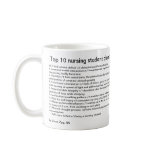 Top 10 nursing student diagnoses mugs