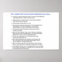 Top 10 signs your professor has a Ph.D. posters