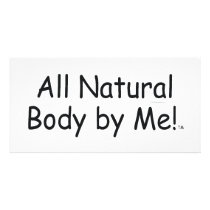 TOP All Natural Body Photo Card Template