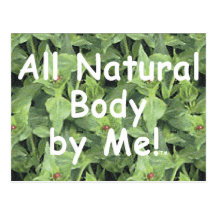 TOP All Natural Body Post Cards