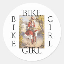 TOP Bike Girl Stickers
