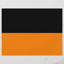 top black bottom orange DIY custom background Flyers