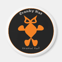 Top Cat, Cool Cat, Cranky Kat Kranial Kat Refrigerator Magnet