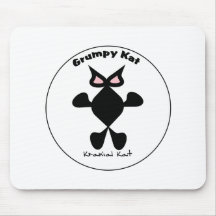 Top Cat, Cool Cat, Grumpy Kat Kranial Kat, Mousemat