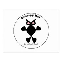 Top Cat, Cool Cat, Grumpy Kat Kranial Kat, Post Card
