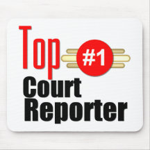 Top Court Reporter Mouse Mat