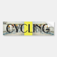 TOP Cycling Old School Bumper Sticker