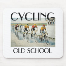 TOP Cycling Old School Mouse Pad